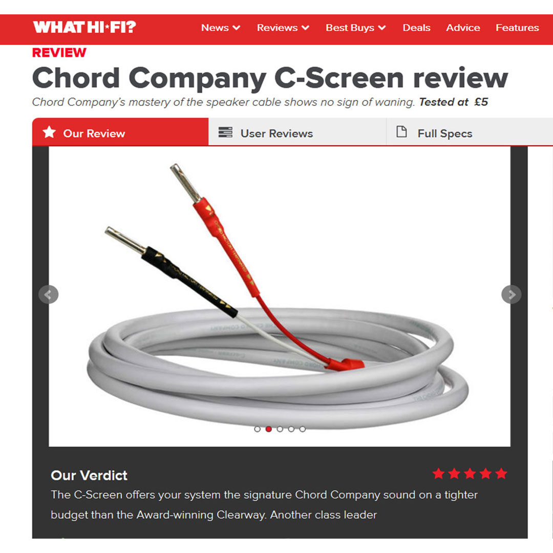 chord c-screen screen Product cable What C Fi Chord  speaker review: Hi